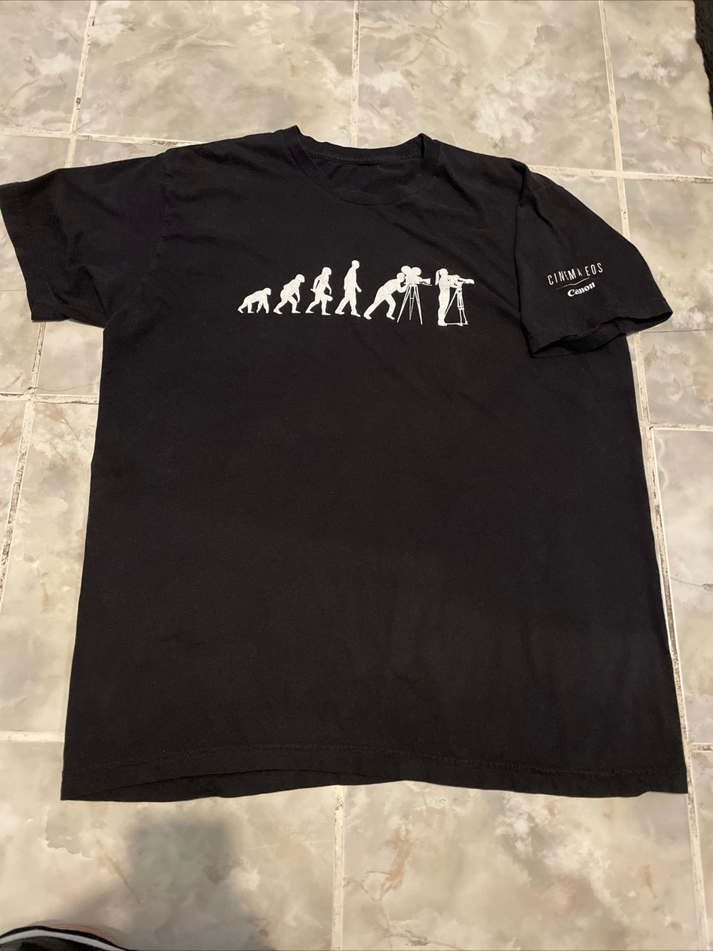 Canon Cinema Camera EOS Black SZ L/XL T-Shirt Promo Gift Swag C500 Tee